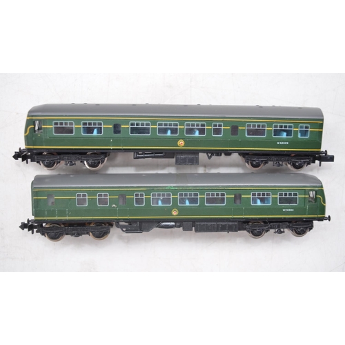 516 - Three boxed Graham Farish N gauge electric train 2 car DMU sets (all with 1x motorised and 1x dummy ... 