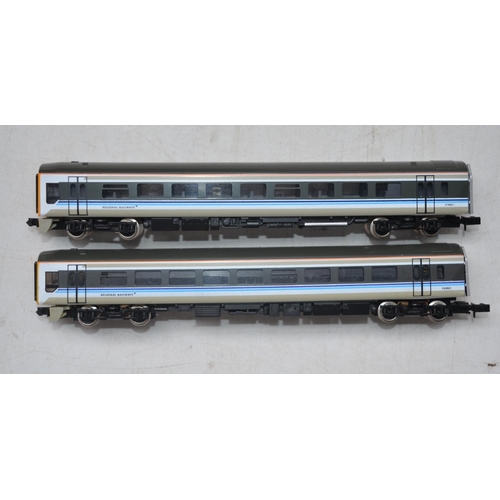 516 - Three boxed Graham Farish N gauge electric train 2 car DMU sets (all with 1x motorised and 1x dummy ... 