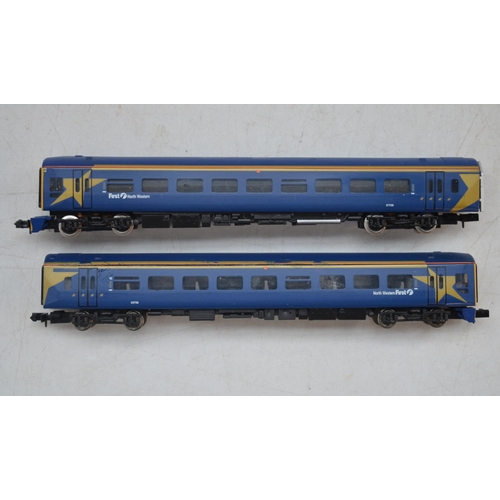 516 - Three boxed Graham Farish N gauge electric train 2 car DMU sets (all with 1x motorised and 1x dummy ... 