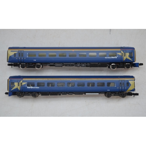 516 - Three boxed Graham Farish N gauge electric train 2 car DMU sets (all with 1x motorised and 1x dummy ... 