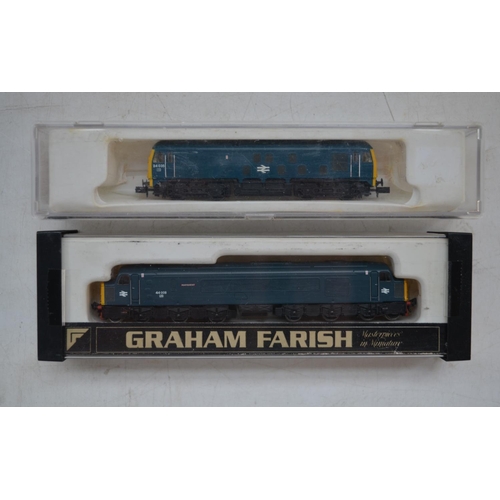 517 - Two Graham Farish N gauge electric locomotive models to include 371-200 Class 44 