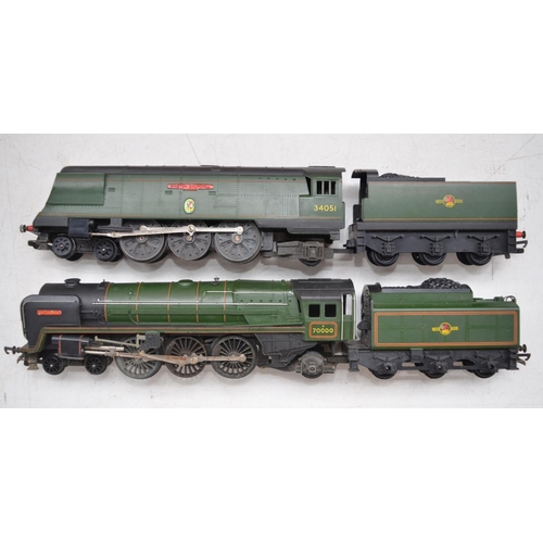 495 - Collection of vintage OO gauge electric train models to include boxed Tri-ang Hornby R861 Evening St... 