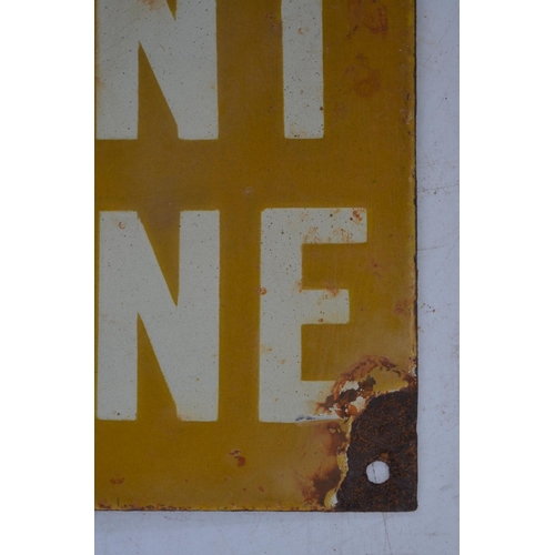 363 - Plate steel enamel advertising sign for Esso Elephant Kerosine, 61cm x 30.5cm