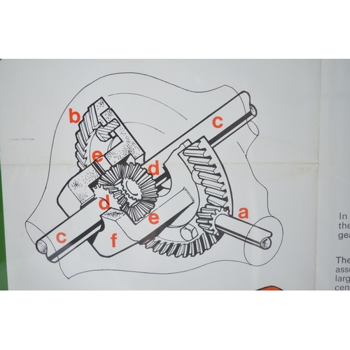 398 - Framed original Castrol Wall Chart No12 