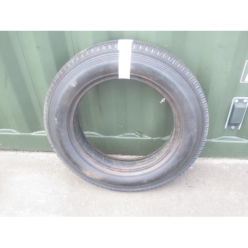 277 - Dunlop 5.25/5.50-19 tyre, with inner tube for Rolls Royce