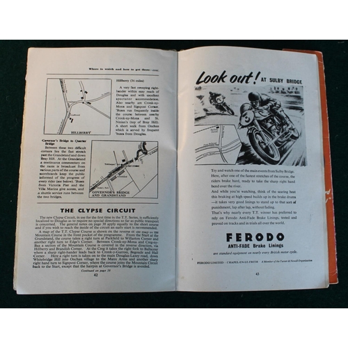 41 - Mixed collection of Motorcycle Racing programs from 1950s, 60s, 70s & 90s (qty.)