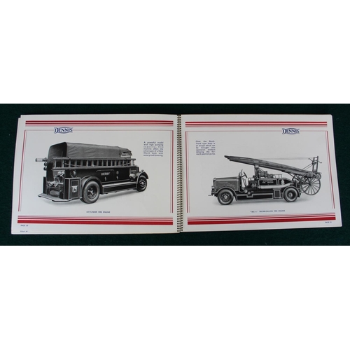 42 - 1930s very rare dennis fire engine brochure