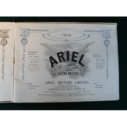 47 - 1909 Ariel silent motors brochure with dealers flyer aprox 100 years old very rare