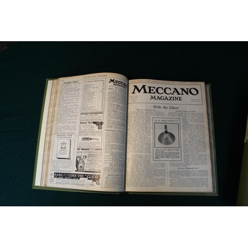 19 - Three bound Vols Meccano magazine 1929 - 1929 - 1931