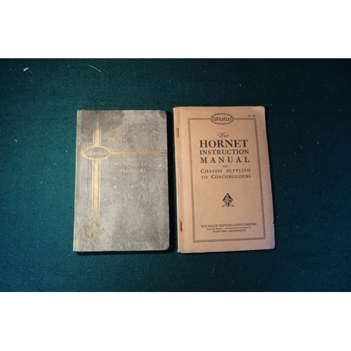 23 - Collection of handbooks inc. Wolseley Hornet, etc.