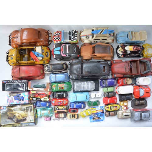 405 - Collection of Volkswagen Beetle and Campervan models, various manufacturers and scales to include 1/... 