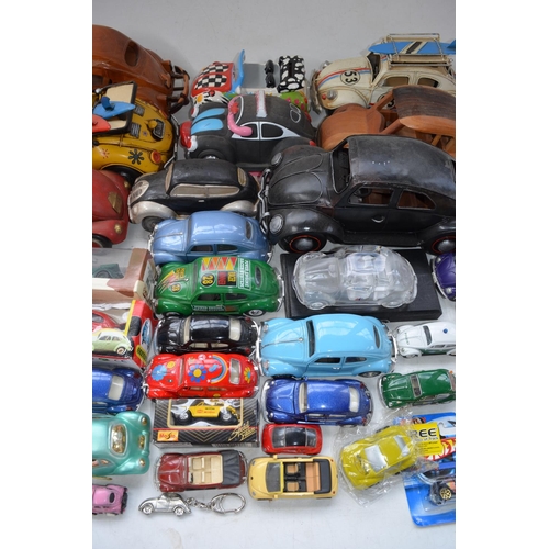 405 - Collection of Volkswagen Beetle and Campervan models, various manufacturers and scales to include 1/... 