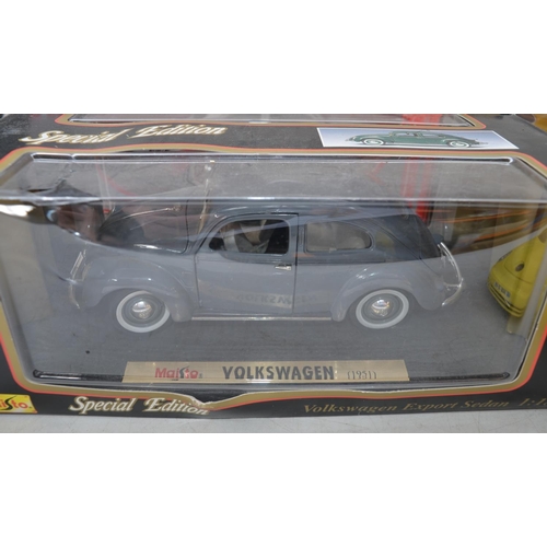 405 - Collection of Volkswagen Beetle and Campervan models, various manufacturers and scales to include 1/... 