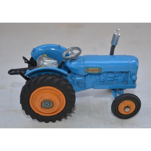 415 - Vintage Corgi Toys item 53 Massey-Ferguson 65 Tractor With Shovel (split in steering wheel), Item 55... 