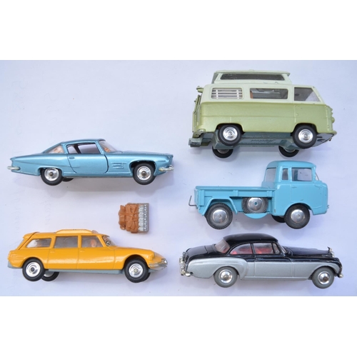 416 - 5x boxed vintage Corgi Toys diecast vehicle models to include 420 Ford Thames Airborne Caravan, 409 ... 