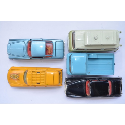 416 - 5x boxed vintage Corgi Toys diecast vehicle models to include 420 Ford Thames Airborne Caravan, 409 ... 