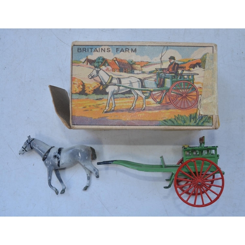 419 - Collection of vintage models and toys to include boxed  Crescent Toys Dexta Tractor, charming tinpla... 