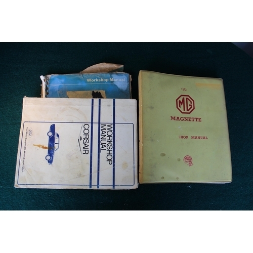 30 - MG Magnette workshop manual, Ford Corsair 4 workshop manual & a Reliant Regal Mark III IV V VI Car &... 