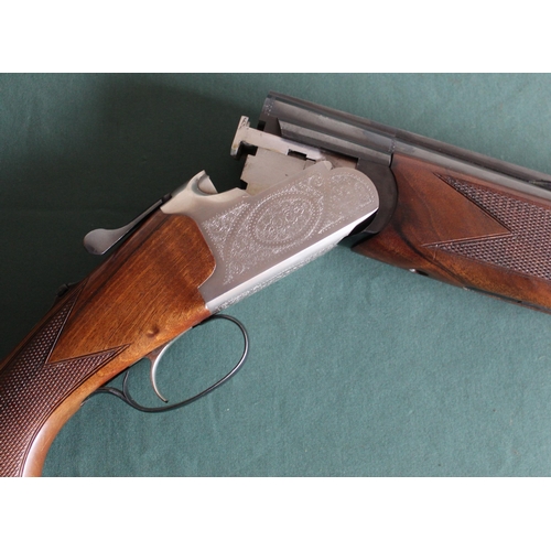 249 - 12B Lanber over under multichoke single trigger ejector shotgun with 29 1/2