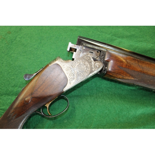 252 - 12 Bore Miroku over under single trigger ejector shotgun, barrel length 26