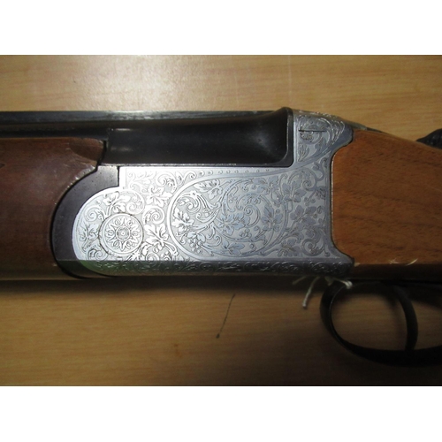 267 - Denton & Kennell 12 bore side by side double trigger shotgun with 26 3/4 inch barrels and 14 5/8 inc... 