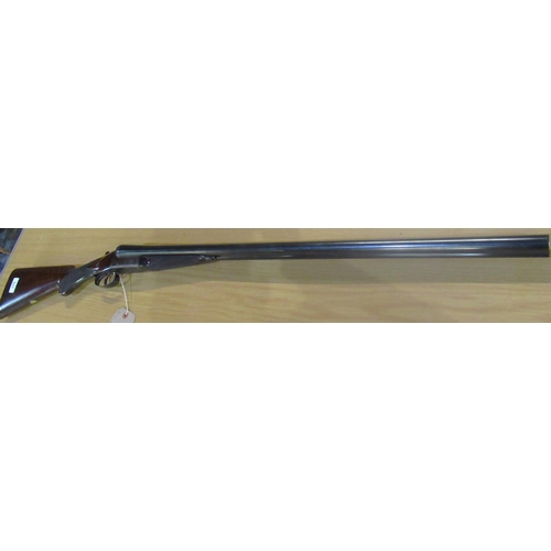 272 - Bonehill 12 bore side by side barring action ejector double trigger shotgun with 30 inch barrels and... 