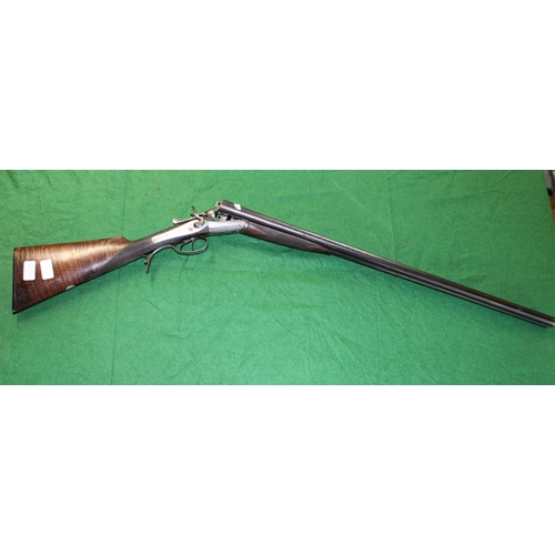 286 - 12 Bore G.B.Richardson of Barnard Castle double barrel hammer shotgun, NVN, barrel length 30