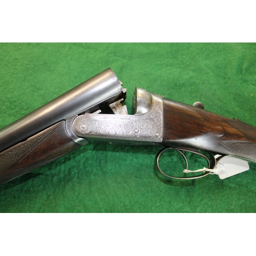 287 - 12 Bore Arthur Turner side by side shotgun, with ejector, barrel length 30