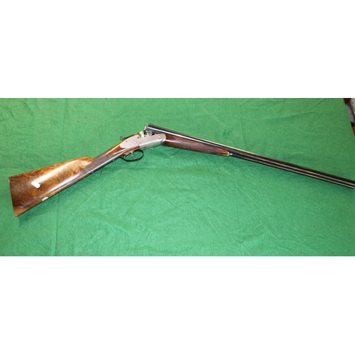 288 - 20 Bore R.Malentacchi side by side shotgun, with ejector, Serial no.030566, barrel length 28, length... 