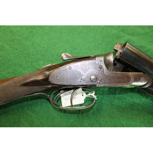 290 - 12 Bore E.M.Reilly & Co. side by side shotgun, with ejector, barrel length 30.5