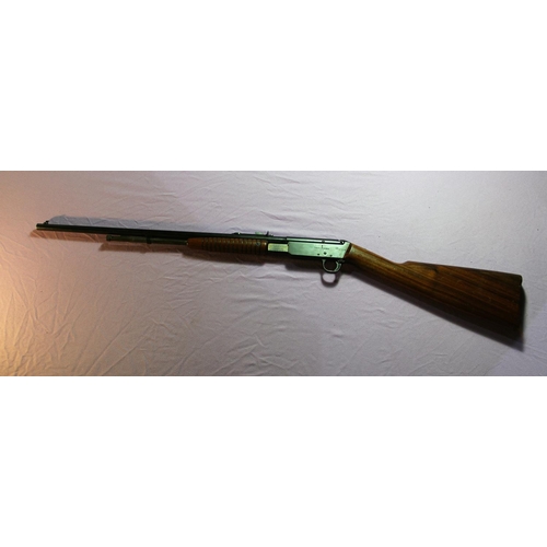 317 - BSA .22 pump action rifle with fixed fore sights and adjustable rear sights, serial no. 3839 (sectio... 