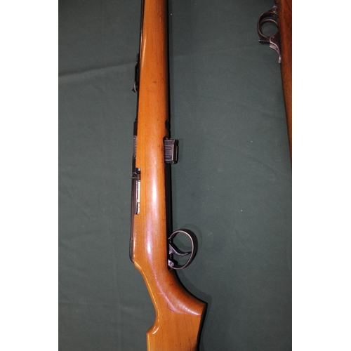 326 - .22 BSA Armatic cocking lever rifle with magazine, serial number: H1581 and a .22 BRNO model 581 aut... 