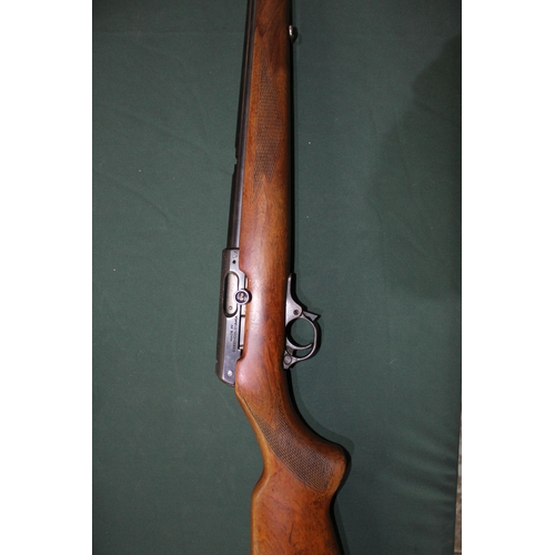 326 - .22 BSA Armatic cocking lever rifle with magazine, serial number: H1581 and a .22 BRNO model 581 aut... 