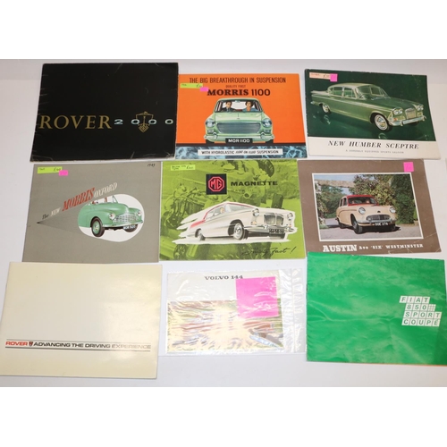 228 - Collection of mainly Post War car and motoring brochures (qty.)