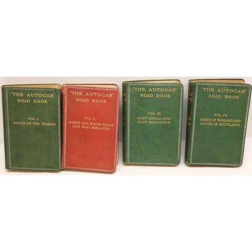 229 - Harper (Charles G.) Autocar road book ,4 vols, c.1910s hardbacks,