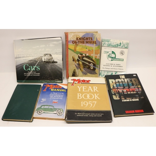 252 - Collection of motoring books inc. Laban (Brian) Cars The Early Years, H.F. Ullman 2011, hardback wit... 