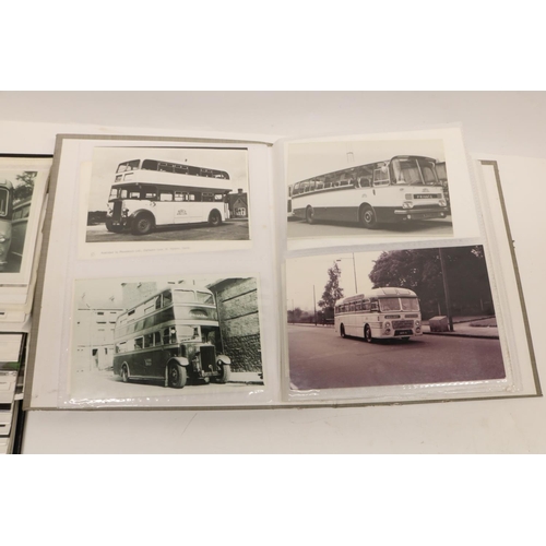 254 - Collection of approx. 108 photos of old Buses and Coaches in 2 albums