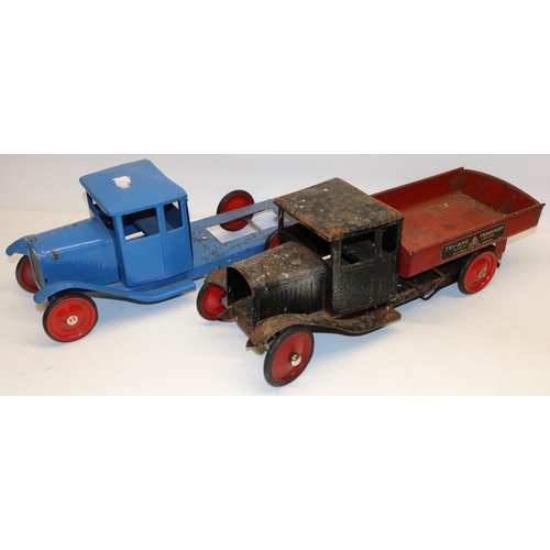 133 - Two Tri-ang toy Trucks