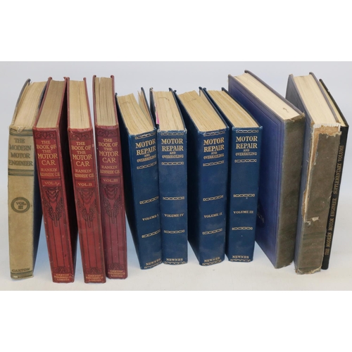 263 - Kennedy (Rankin) The Book of the Motor Car, Caxton Publishing Company, 3 volume hardback set, Motor ... 