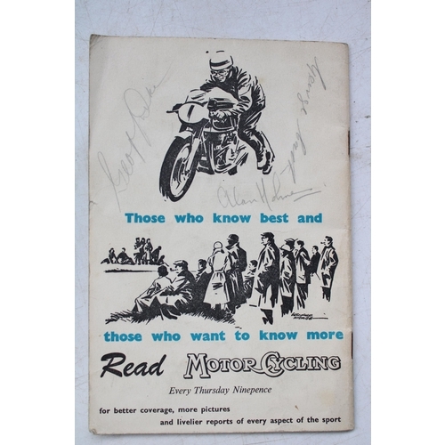 468 - 'The Motorcycle' International Road Races Official Programme for Scarborough 19-10 September 1958, s... 