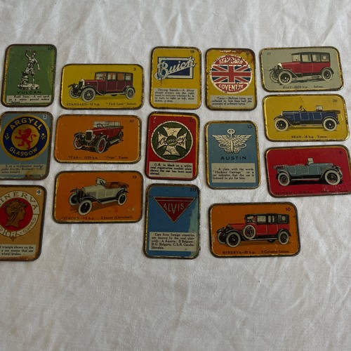 93 - Fourteen Rover car radiator crests