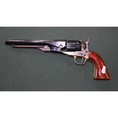 239 - .44 Unknown make modern black powder (Navy Colt) pistol, serial number: 135328 (section 1 certificat... 