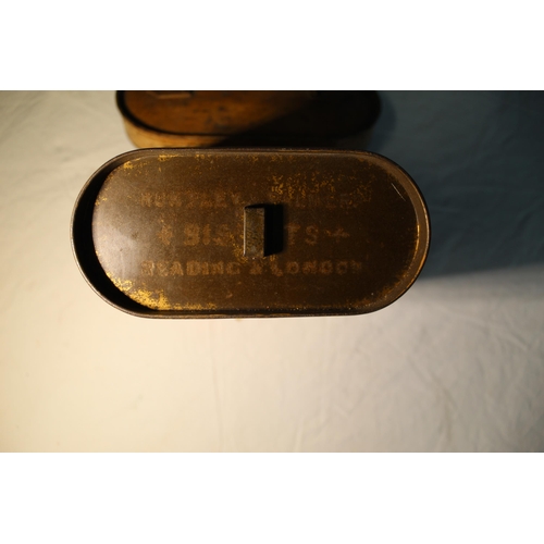 14 - Huntley & Palmers binocular case biscuit tin