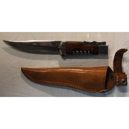 20 - Hallait German hunting knife with corkscrew