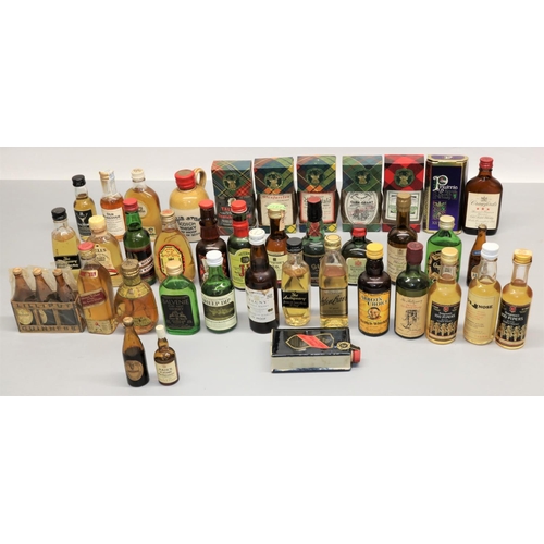 1248 - Collection of 1960s/1970s Scotch whisky miniatures, majority 70 proof, incl. Macpherson's Cluny, Old... 