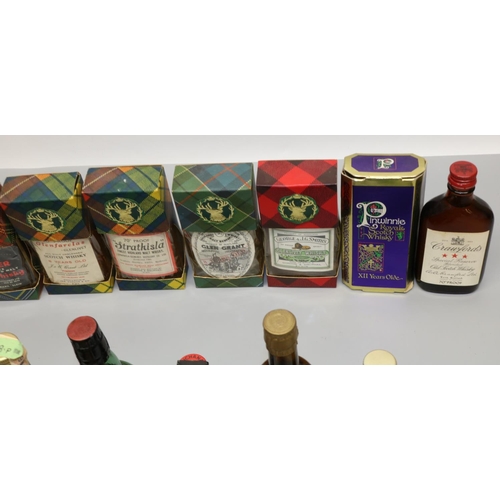 1248 - Collection of 1960s/1970s Scotch whisky miniatures, majority 70 proof, incl. Macpherson's Cluny, Old... 