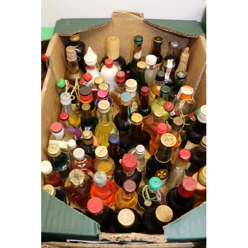 1249 - Large collection of 1960s/1970s alcohol miniatures, incl. liqueurs, port, sherry, etc. (4 boxes)