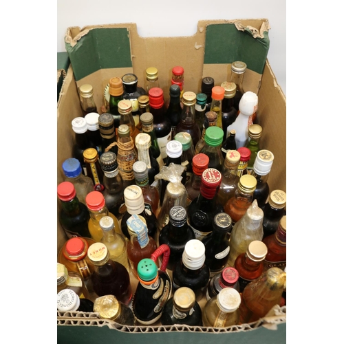 1249 - Large collection of 1960s/1970s alcohol miniatures, incl. liqueurs, port, sherry, etc. (4 boxes)