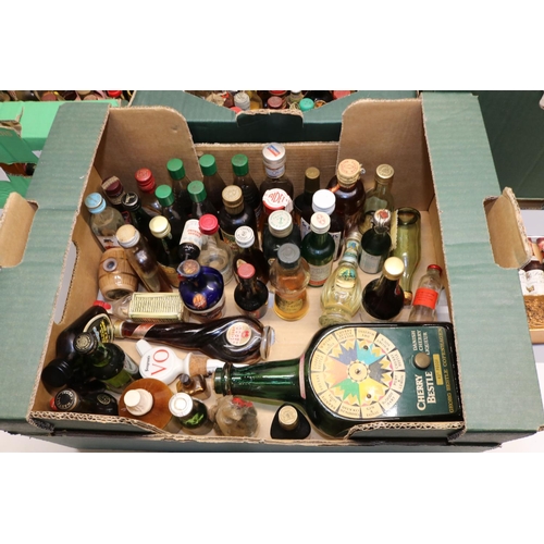 1249 - Large collection of 1960s/1970s alcohol miniatures, incl. liqueurs, port, sherry, etc. (4 boxes)