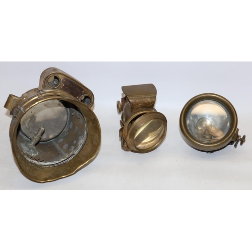 233 - Jos. Lucas Ltd Birmingham - King of the Road Projector brass car lamp, serial no.684; Jos. Lucas Ltd... 